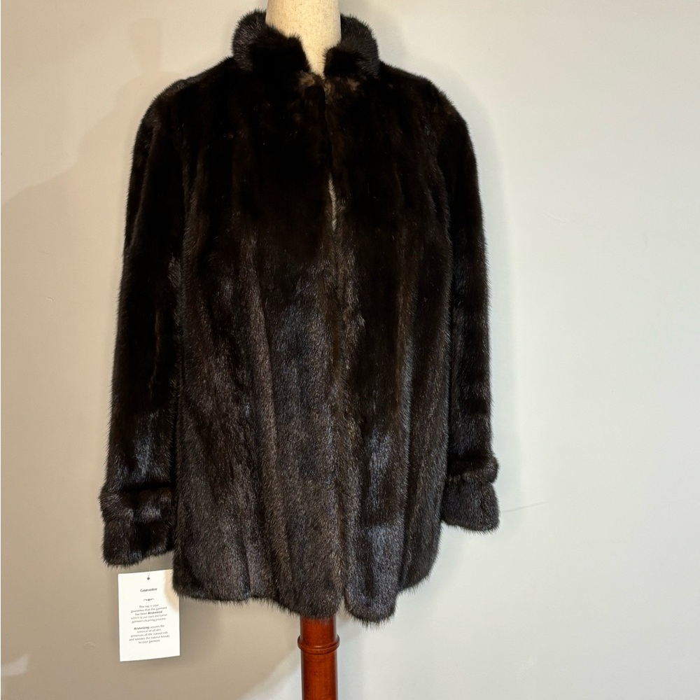 Elegant Black Fur Coat